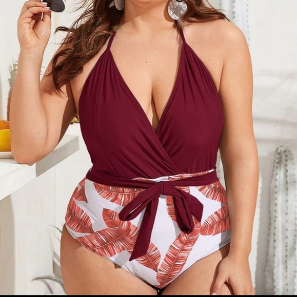 plus size bathing suits shein